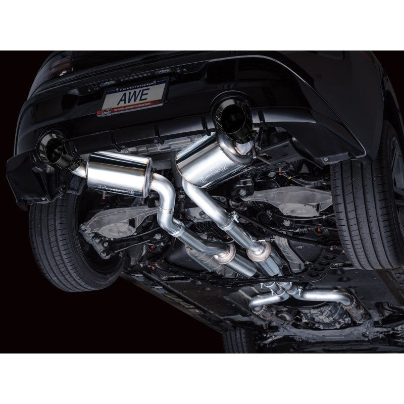 AWE Tuning Touring Edition Catback Exhaust System w/ Diamond Black Tips - 2023+ Nissan Z