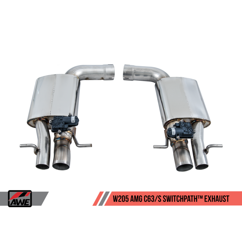 AWE Tuning Mercedes-Benz W205 AMG C63/S Sedan SwitchPath Exhaust System - for DPE Cars