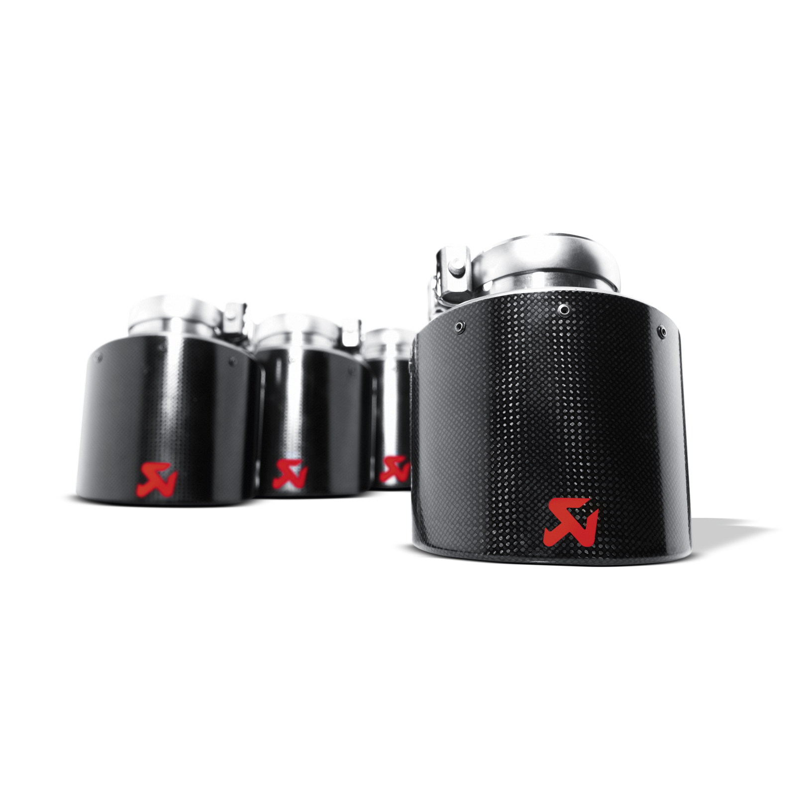 Akrapovič Tail Pipe Set (Carbon) - 125mm - T1 Motorsports