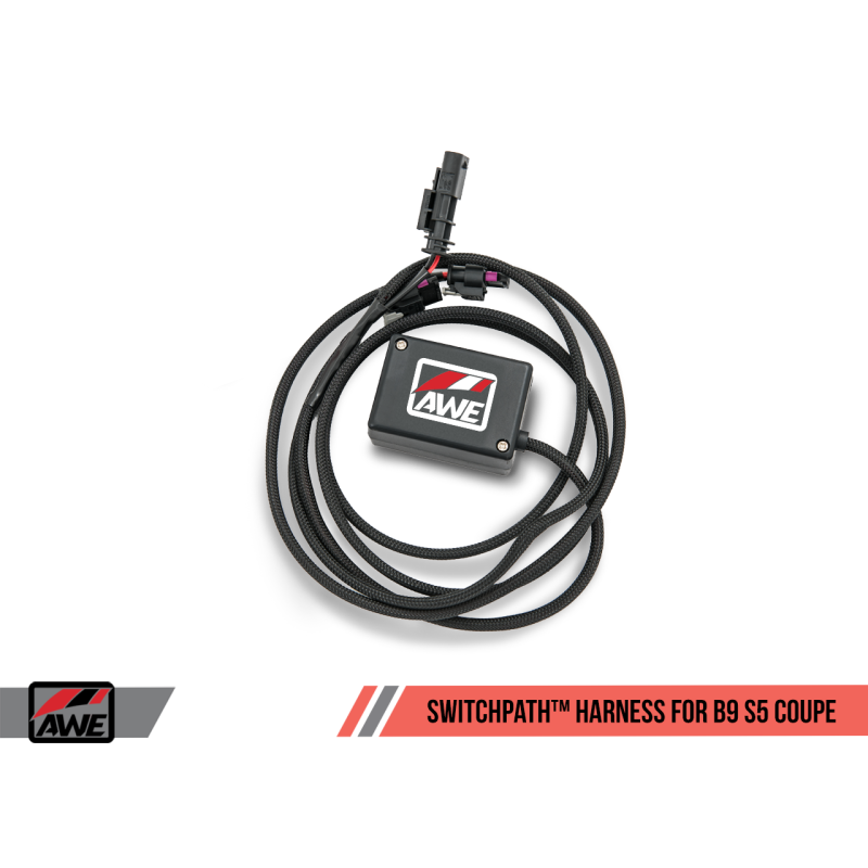 AWE Tuning Audi B9 S5 Coupe SwitchPath Exhaust w/ Chrome Silver Tips (102mm) - T1 Motorsports