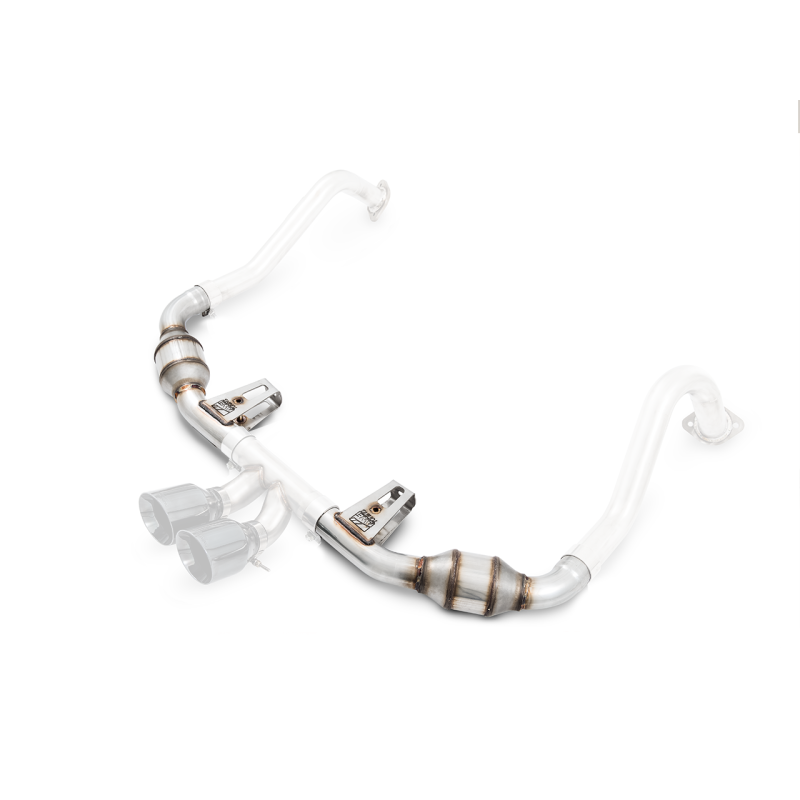 AWE Tuning Porsche 718 Boxster / Cayman Touring Edition Exhaust - Chrome Silver Tips - T1 Motorsports