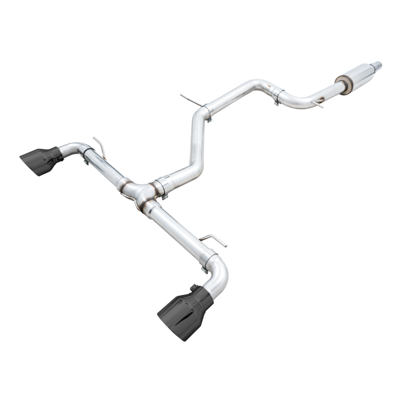 AWE Tuning Track Edition Exhaust w/ Diamond Black Tips - 2022+ Volkswagen GTI MK8