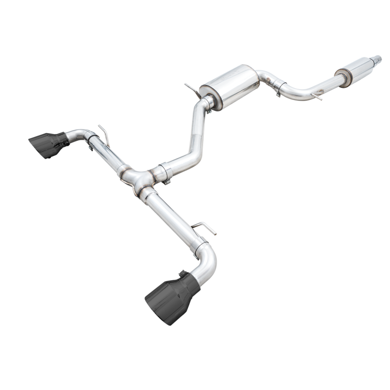 AWE Tuning Touring Edition Exhaust w/ Diamond Black Tips - 2022+ Volkswagen GTI MK8