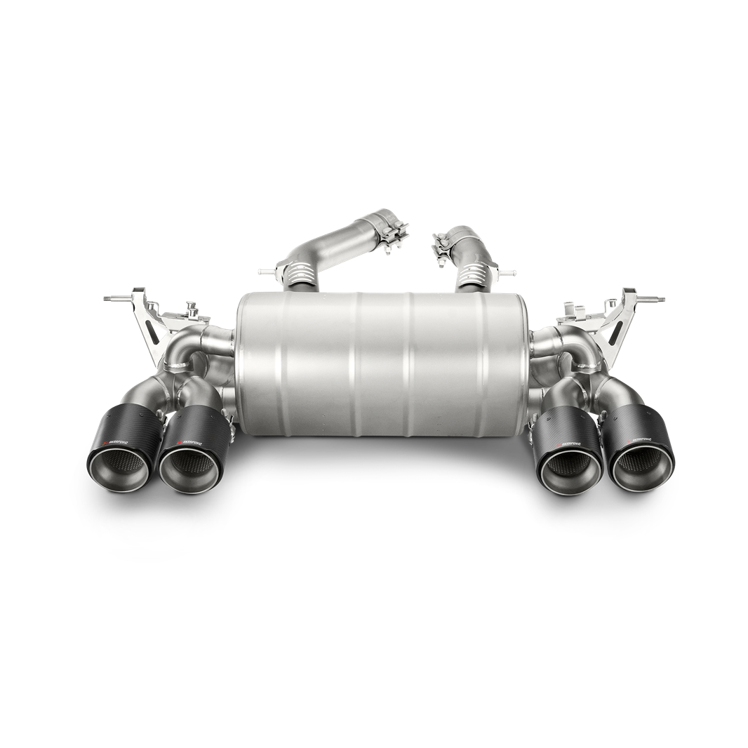 Akrapovič Slip-On Line Exhaust (Titanium) w/Carbon Tips - 2014-2018 BWW M3 (F80) - T1 Motorsports