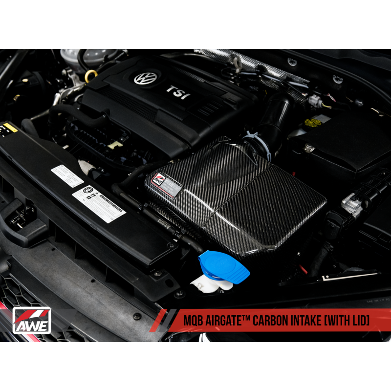 AWE Tuning Audi / Volkswagen MQB 1.8T/2.0T/Golf R Carbon Fiber AirGate Intake w/ Lid