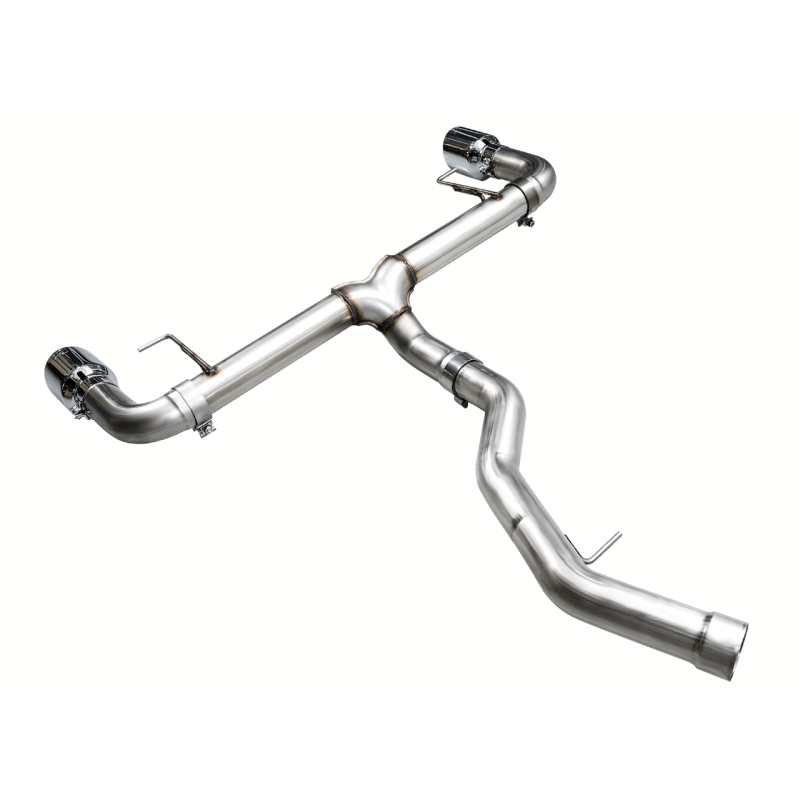 AWE Tuning Track Axle Back Exhaust w/ Chrome Silver Tips - 19-23 BMW 330i / 21-23 BMW 430i Base G2X