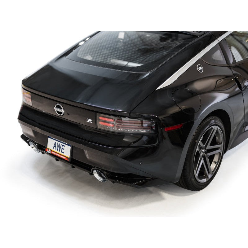 AWE Tuning Track Edition Catback Exhaust System w/ Chrome Silver Tips - 2023+ Nissan Z