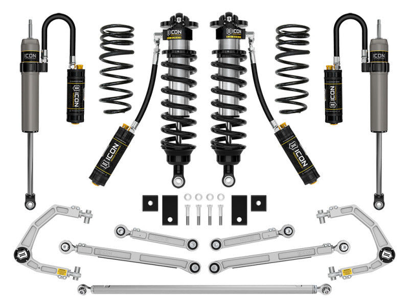 ICON 23-24 Toyota Sequoia 3-4.25in Stage 1 3.0 Suspension System - Billet