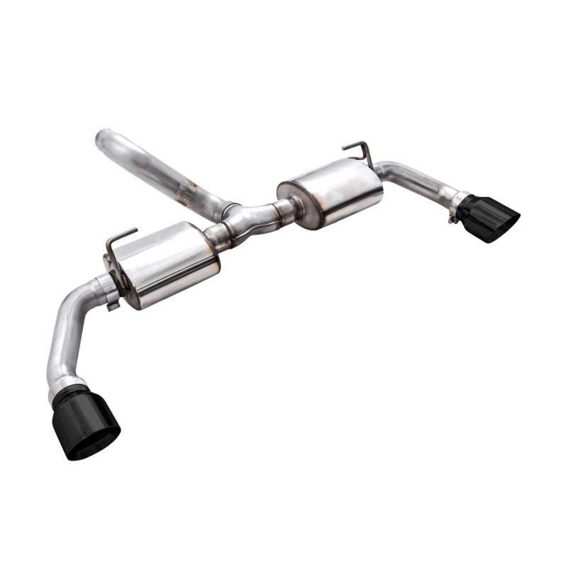 AWE Tuning Tread Edition Axle-Back Dual Exhaust w/ Diamond Black Tips - 07-18 Jeep Wrangler JK/JKU 3.6L