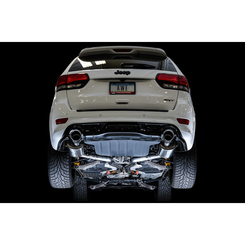 AWE Tuning 2020 Jeep Grand Cherokee SRT Touring Edition Exhaust - Chrome Silver Tips