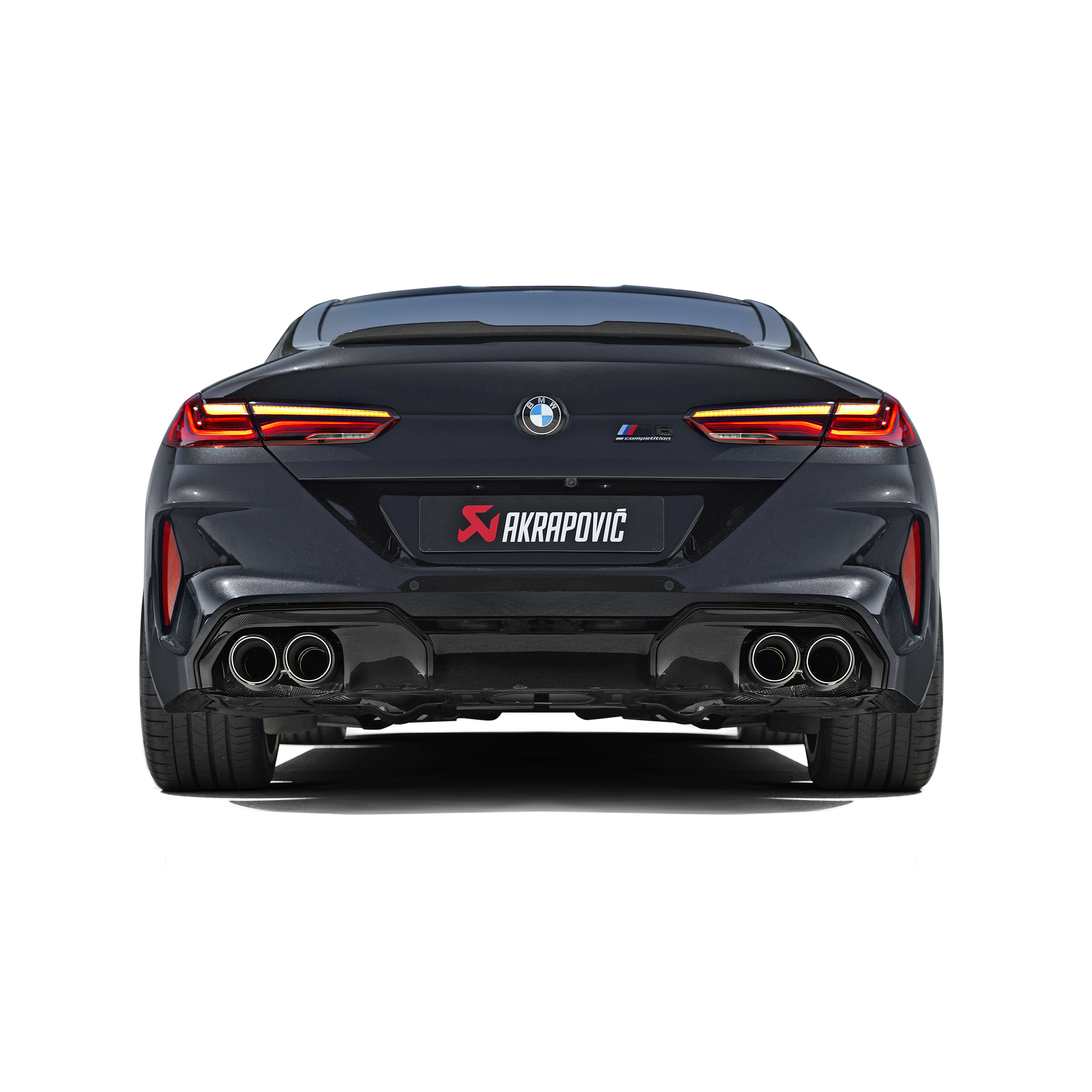 Akrapovič Evolution Line Catback Exhaust (Titanium) w/Carbon Tips - 2020+ BMW M8/M8 Competition (F91/F92)