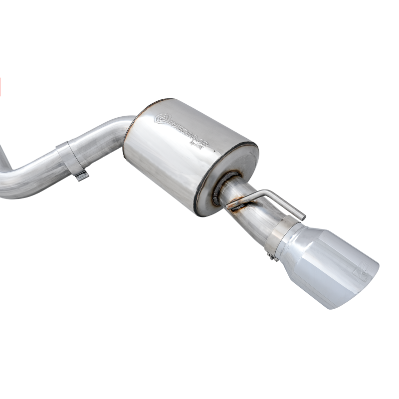 AWE Tuning Non-Resonated Touring Edition Exhaust w/Silver Tips - 2015+ Dodge Charger 6.4L/6.2L SC