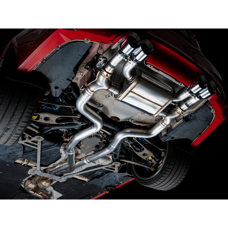 AWE Tuning BMW F8X M3/M4 Track Edition Catback Exhaust - Diamond Black Tips