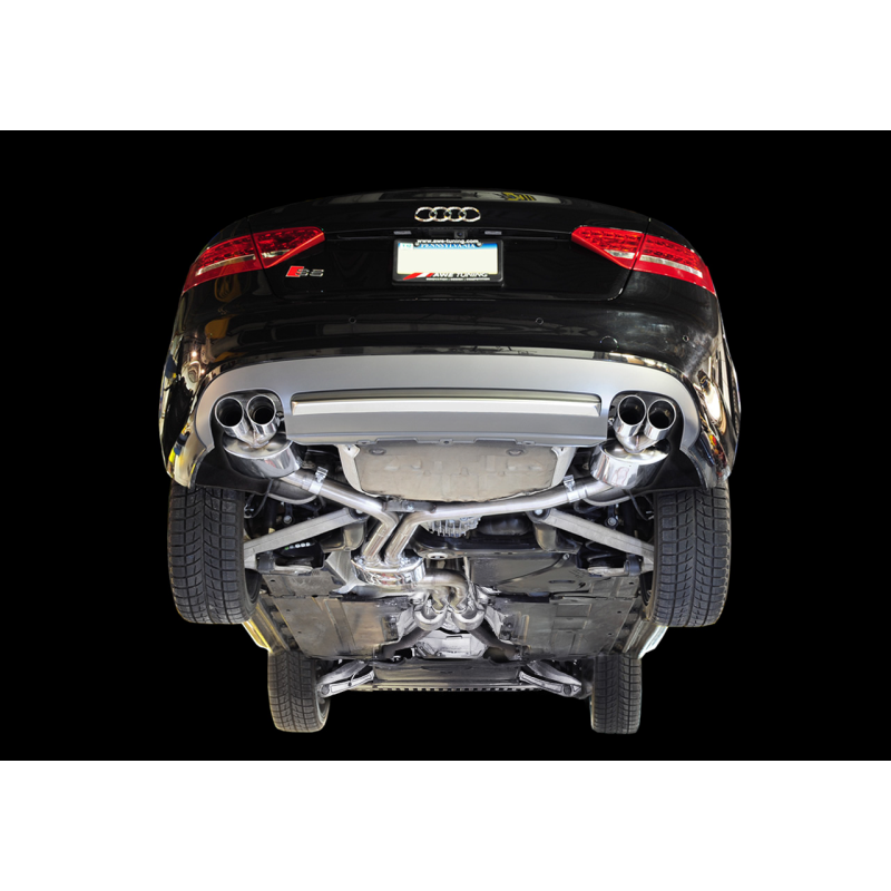 AWE Tuning Audi B8.5 S5 3.0T Touring Edition Exhaust System - Polished Silver Tips (90mm)
