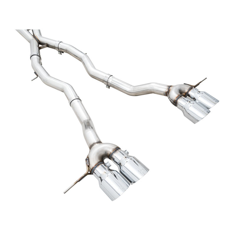 AWE Tuning Track Edition Catback Exhaust w/ Chrome Silver Tips - 2021+ BMW G8X M3/M4