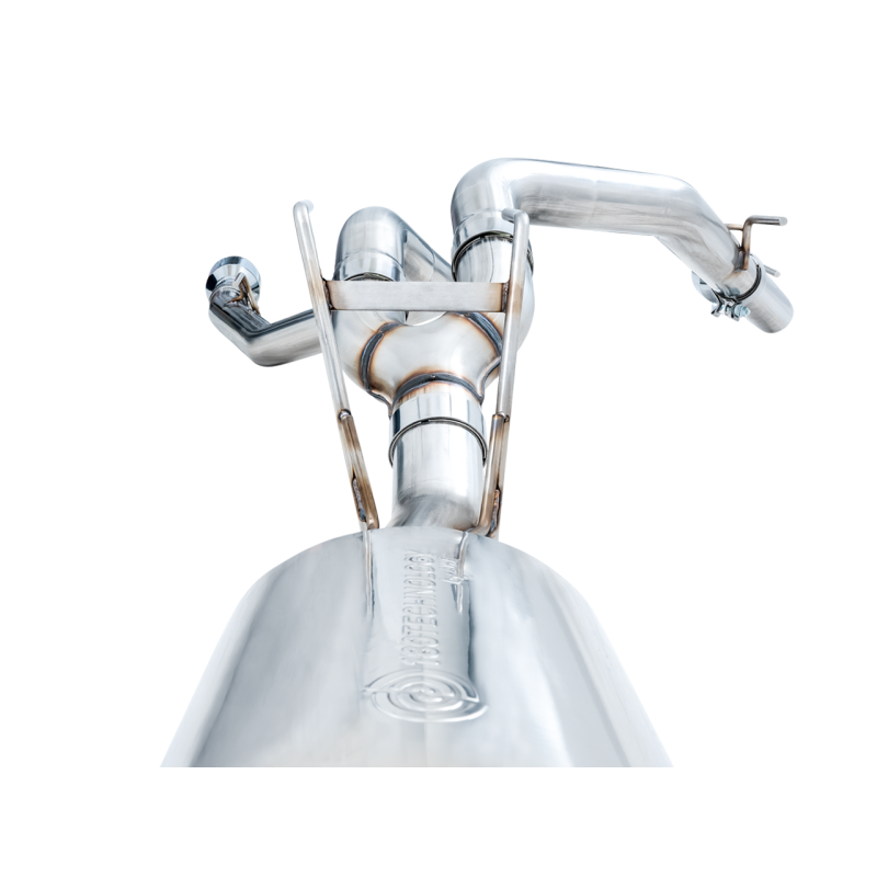 AWE Tuning 0FG Dual Rear Exit Cat-Back Exhaust w/ Chrome Silver Tips - 09-18 RAM 1500 5.7L (w/Cutouts)