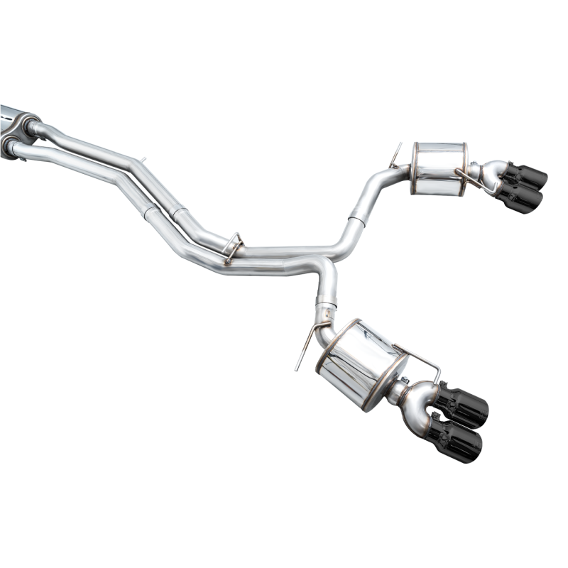 AWE Tuning Touring Edition Exhaust w/Diamond Black Tips - 19-23 Audi C8 S6/S7 2.9T V6 AWD
