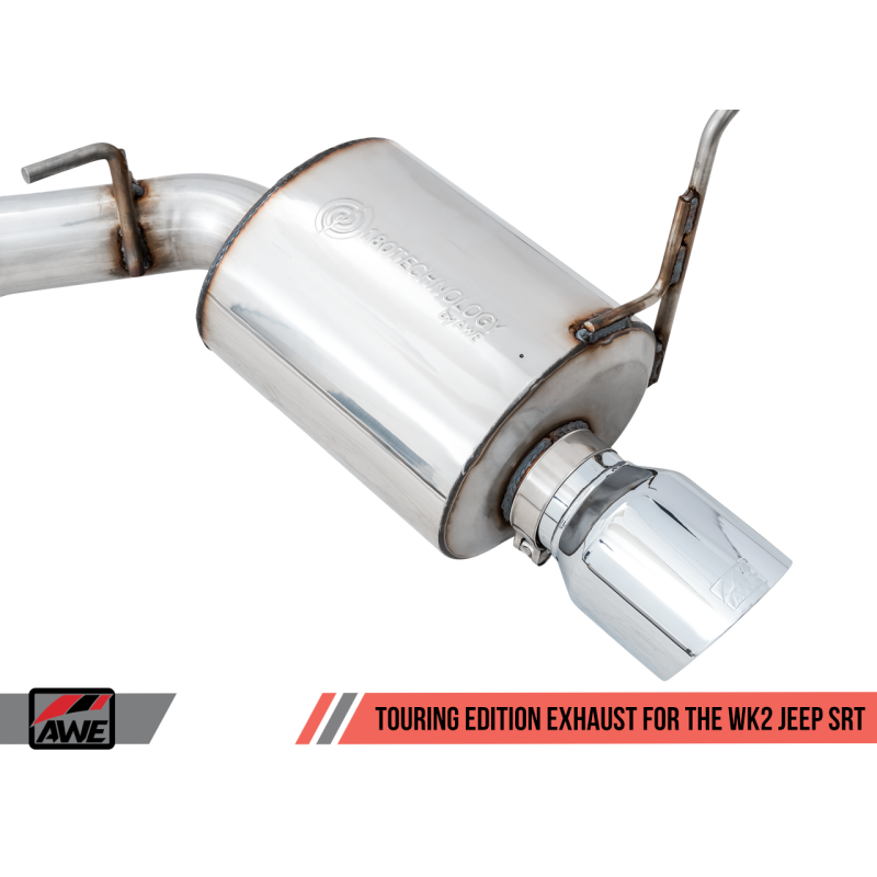 AWE Tuning 2020 Jeep Grand Cherokee SRT Touring Edition Exhaust - Chrome Silver Tips