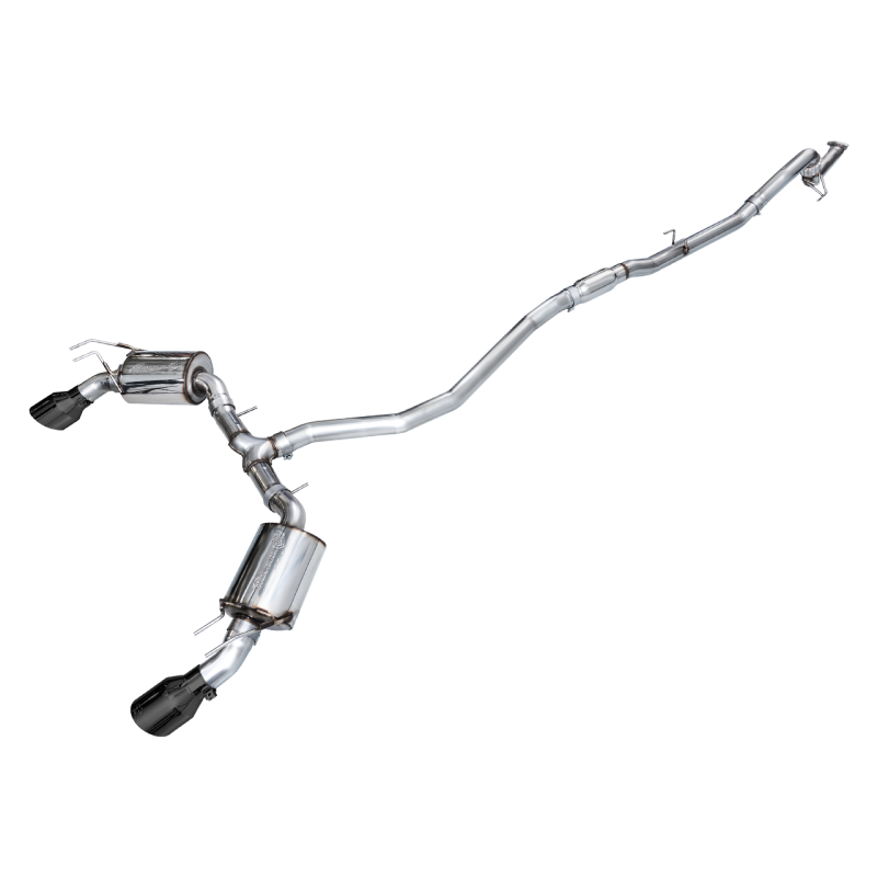 AWE Tuning 2022+ Honda Civic Si FE1 FWD Touring Edition Catback Exhaust - Dual Diamond Black Tips