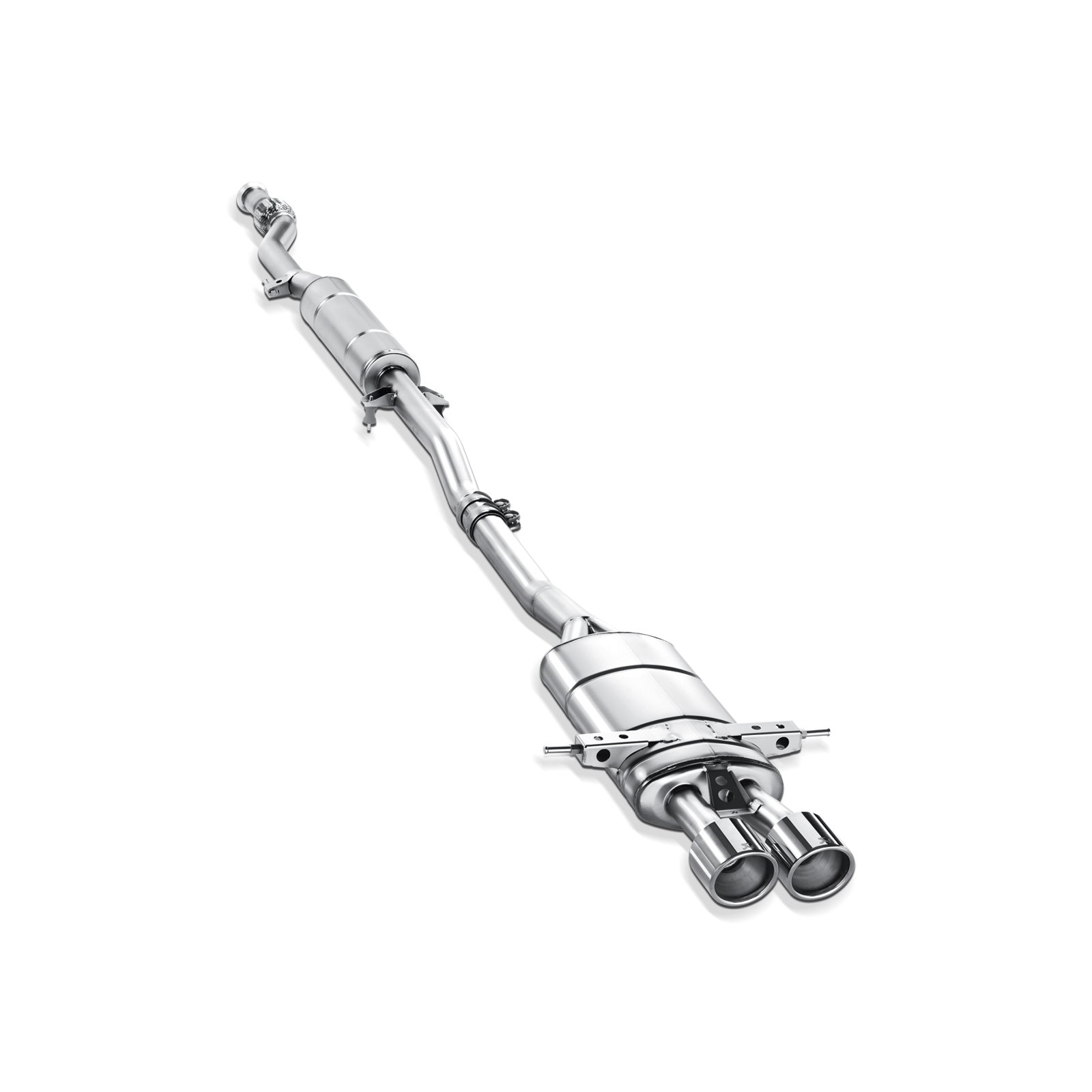 Akrapovič Evolution Line Catback Exhaust (SS) w/Carbon Tips - 2008-2014 MINI Cooper S (R56) - T1 Motorsports