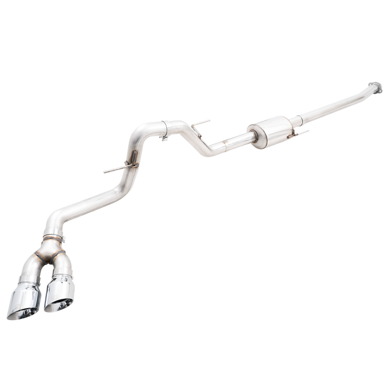 AWE Tuning 0FG Dual Side Exit Cat-Back Exhaust w/ 4.5in Chrome Silver Tips - 21+ Ford F150