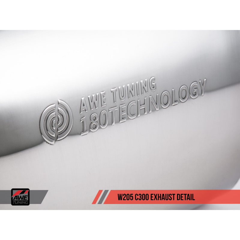 AWE Tuning Mercedes-Benz W205 C300 Touring Edition Exhaust