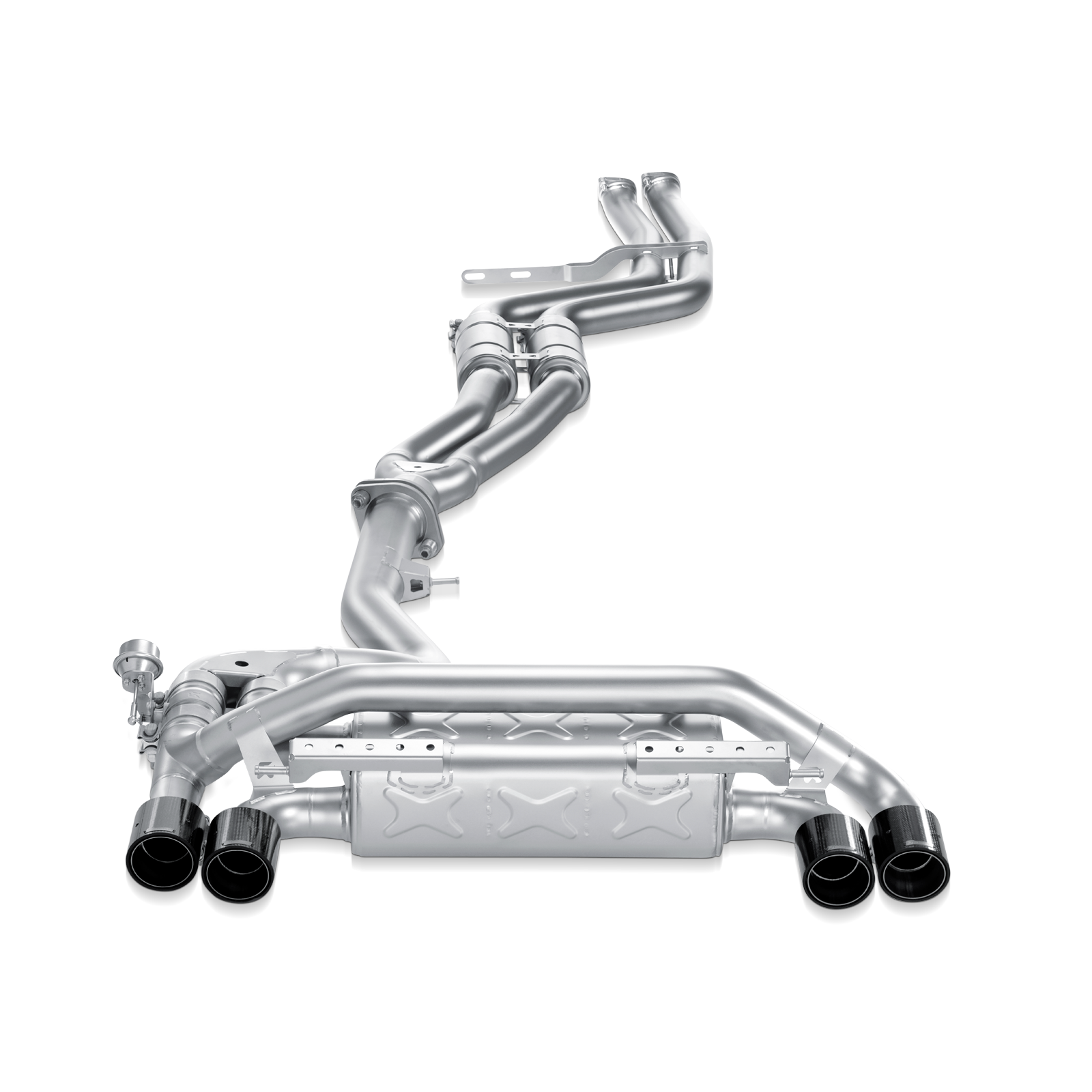Akrapovič Evolution Line Catback Exhaust System (Titanium) w/Tips - 2011-2012 BMW 1 Series M Coupe (E82) - T1 Motorsports