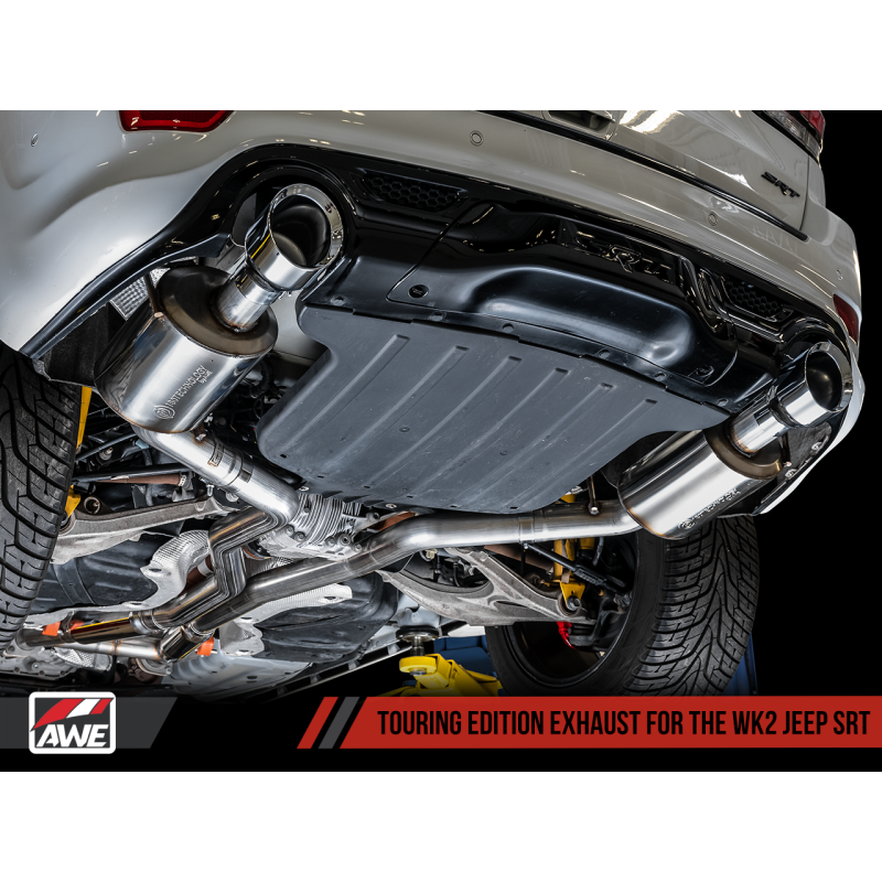 AWE Tuning 2020 Jeep Grand Cherokee SRT Touring Edition Exhaust - Chrome Silver Tips