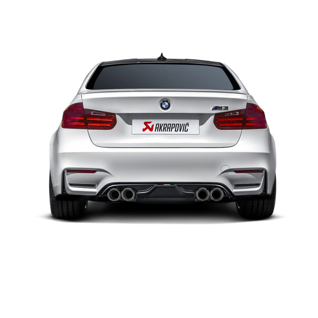Akrapovič Slip-On Line Exhaust (Titanium) w/Titanium Tips - 2014-2020 BMW M3/M4 (F80/F82) - T1 Motorsports