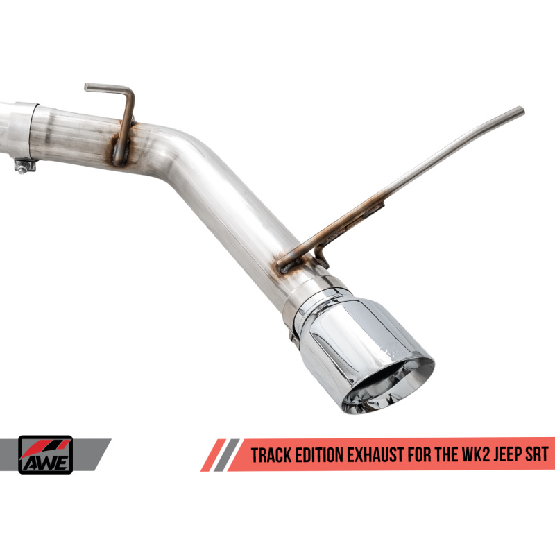 AWE Tuning 2020 Jeep Grand Cherokee SRT Track Edition Exhaust - Chrome Silver Tips