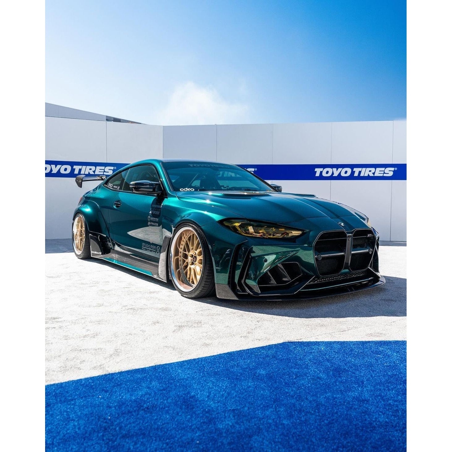 ADRO BMW G8X M3/M4 Front Bumper Carbon Fiber Grille & Duct Vents