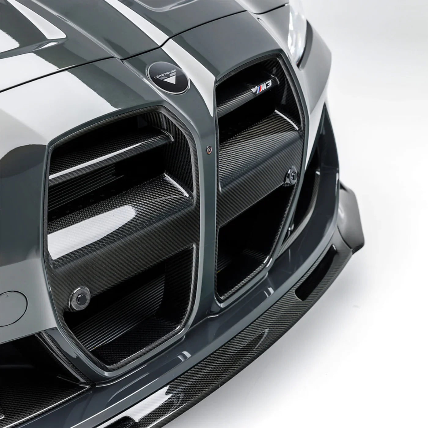 Vorsteiner Carbon Fiber Front Motorsport V-Style Grille - 2021+ BMW G80 M3/G82 M4