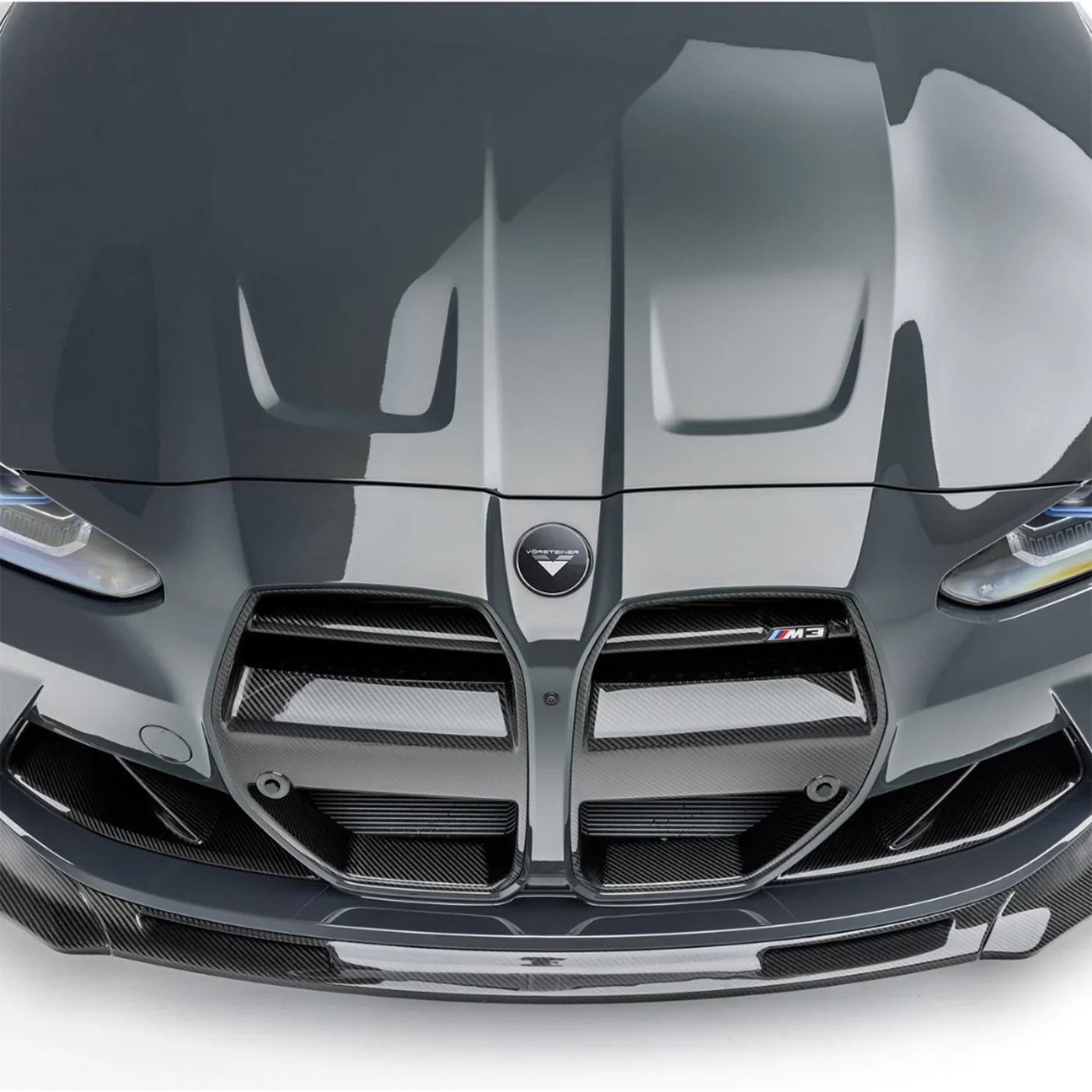 Vorsteiner Carbon Fiber Front Motorsport V-Style Grille - 2021+ BMW G80 M3/G82 M4