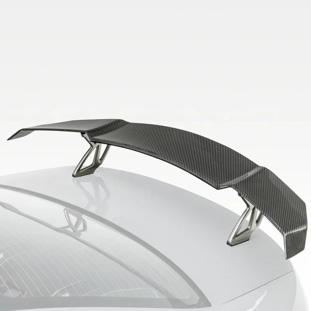 Vorsteiner Carbon Fiber V-Style Wing Blade with Aluminum Uprights  - 2021+ BMW G8X M2/M3/M4