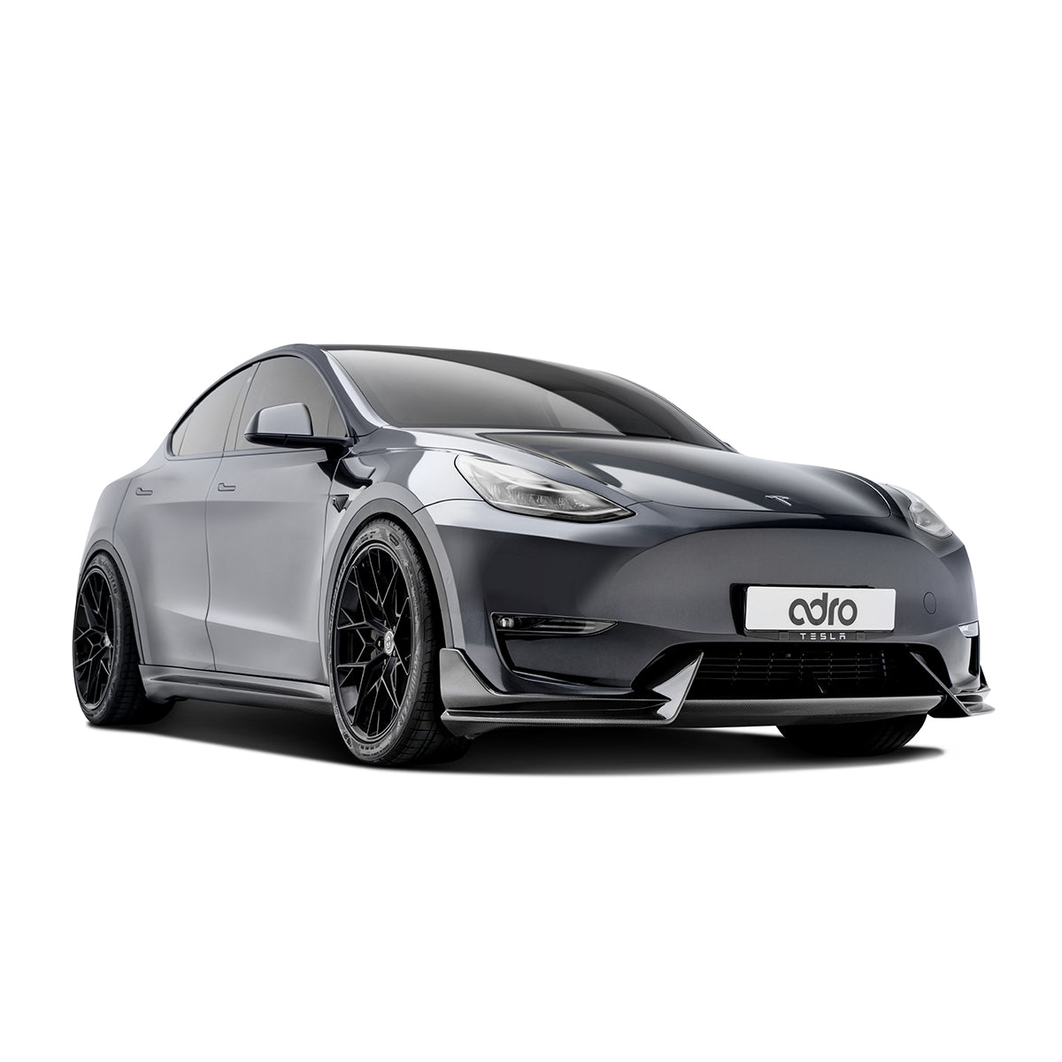 ADRO Tesla Model Y Carbon Fiber Front Lip (2022-2024)