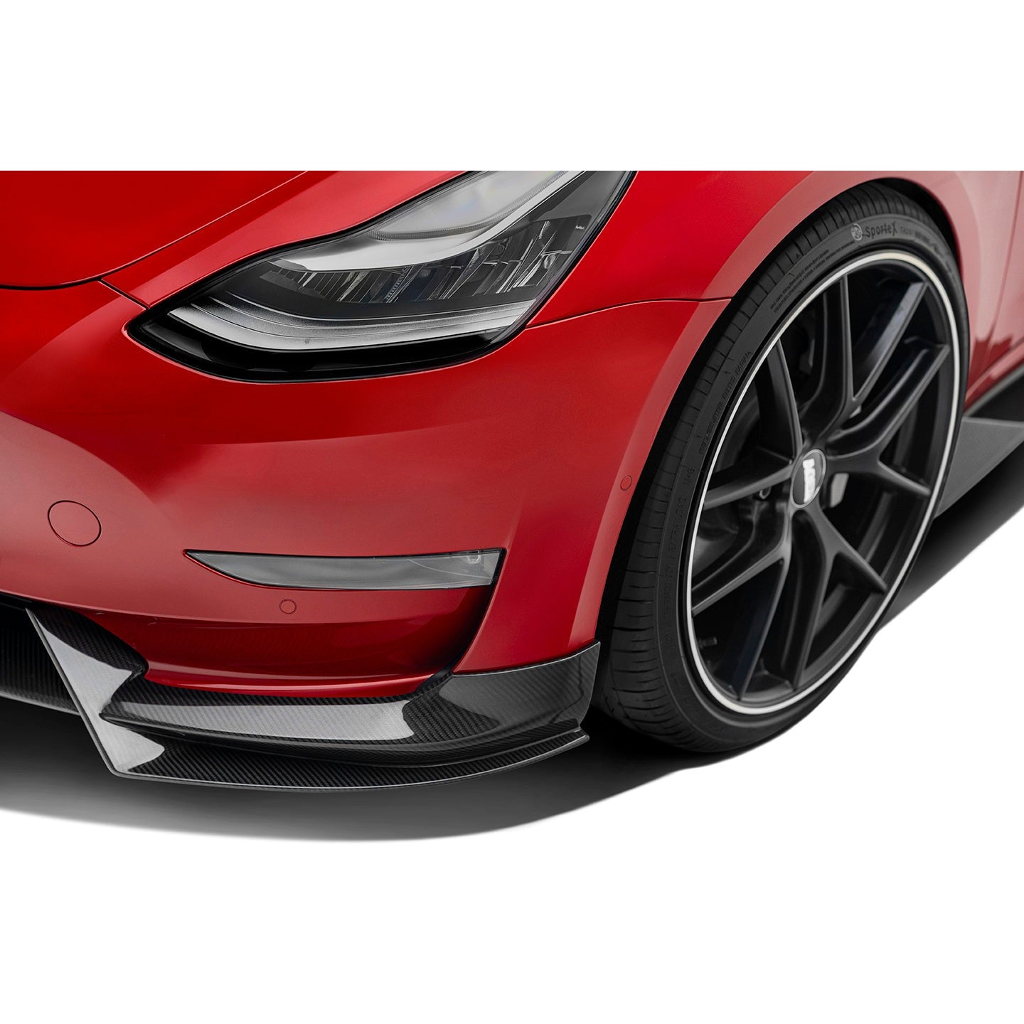 ADRO Tesla Model 3 Carbon Fiber Front Lip (2017-2023)