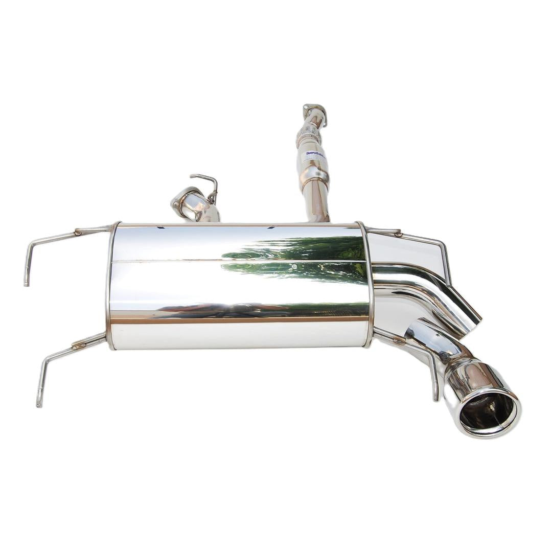 Invidia Q300 Rolled S.S.Tip Cat-back Exhaust - 08-14 Subaru WRX Hatchback
