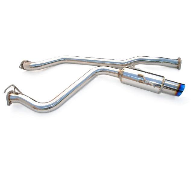 Invidia Single Racing Titanium tip Cat-back Exhaust - 15-21 Subaru WRX/STI