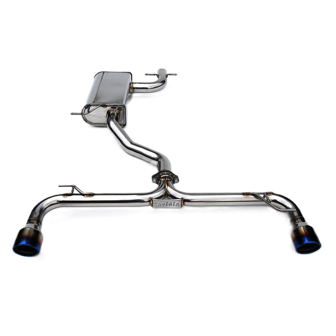 Invidia Q300 Rolled Titanium Tips Cat-Back Exhaust - 09-13 VW Golf MK6 GTI