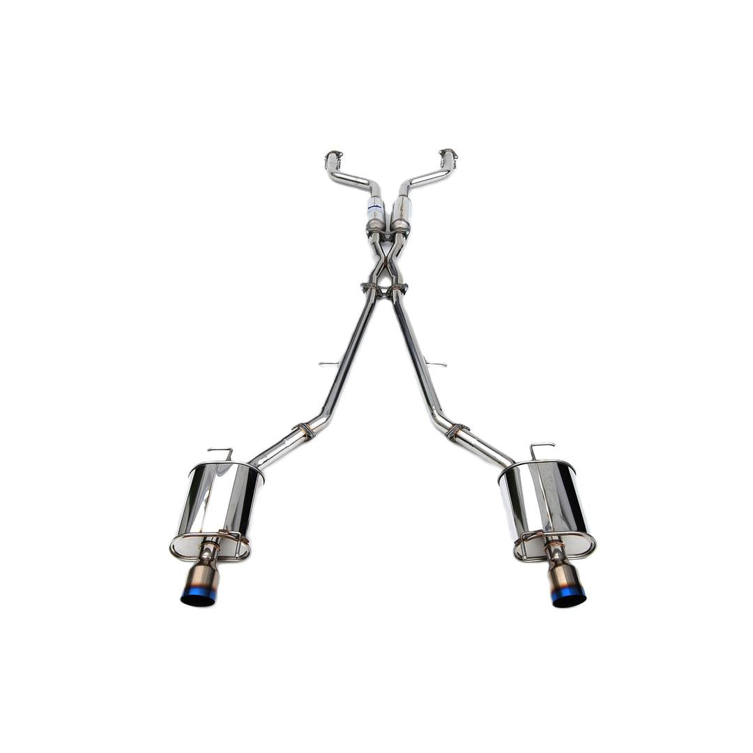 Invidia Q300 Dual Single Layer Titanium tip Cat-back Exhaust - 07-Up Infiniti G35/G37 Sedan