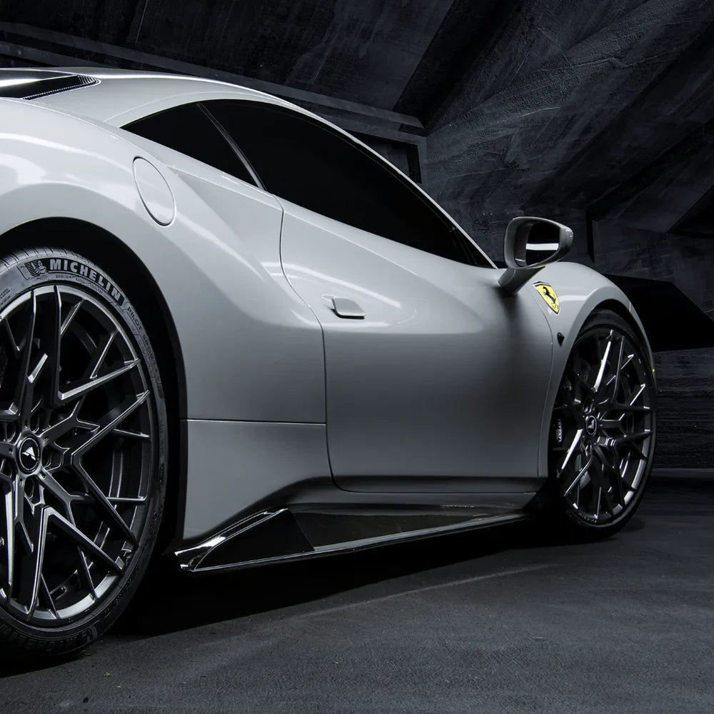 Vorsteiner Diavolo Carbon Fiber Side Skirts  - 2015-2019 Ferrari 488