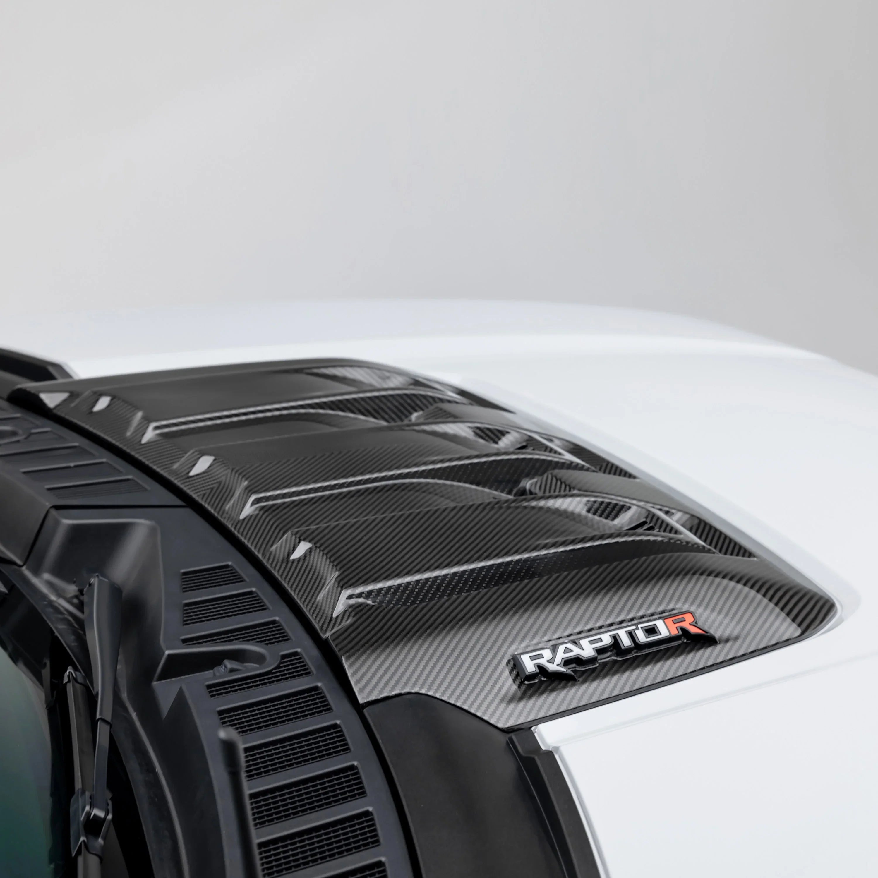 Vorsteiner Carbon Fiber Hood Trim Scoop  - 2023+ Ford F-150 Raptor R