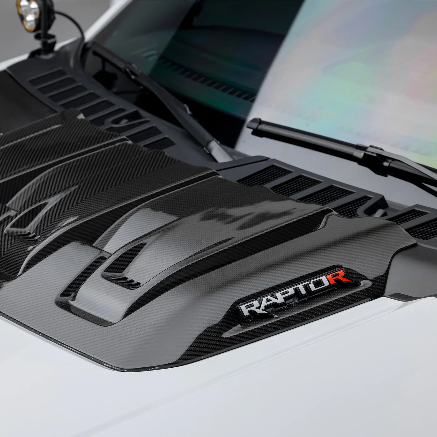 Vorsteiner Carbon Fiber Hood Trim Scoop  - 2023+ Ford F-150 Raptor R