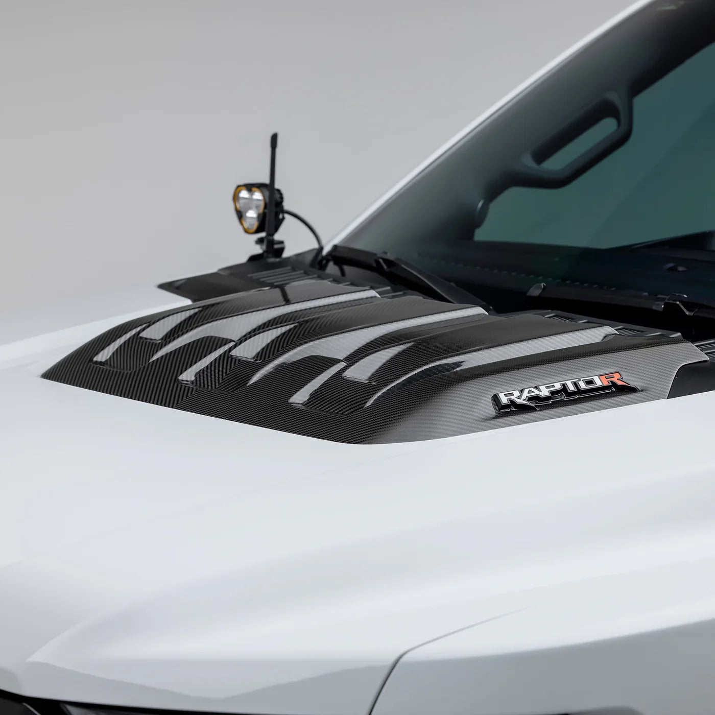 Vorsteiner Carbon Fiber Hood Trim Scoop  - 2023+ Ford F-150 Raptor R