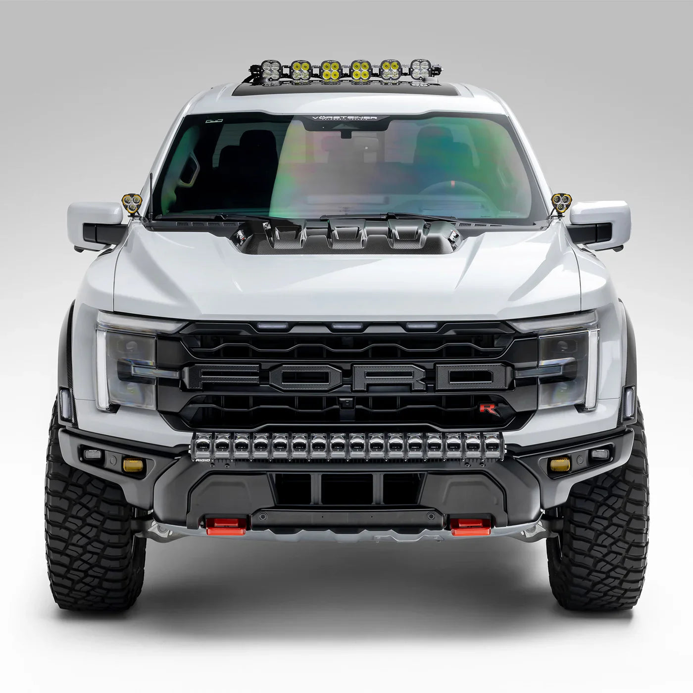 Vorsteiner Carbon Fiber Hood Trim Scoop  - 2023+ Ford F-150 Raptor R
