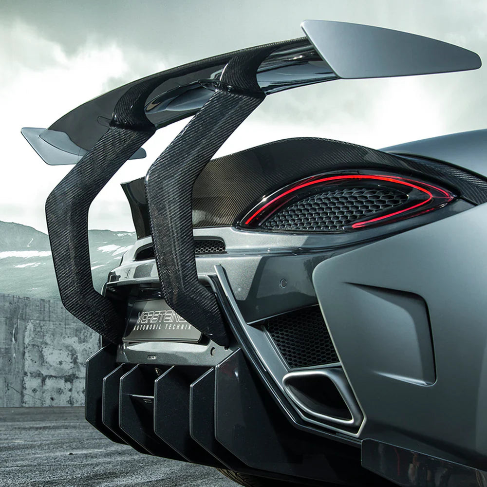Vorsteiner VX Aero Carbon Fiber Wing Blade w/ Uprights  - 2015-2021 McLaren 570S