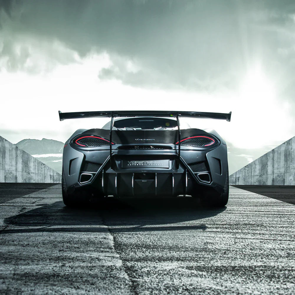 Vorsteiner VX Aero Carbon Fiber Wing Blade w/ Uprights  - 2015-2021 McLaren 570S