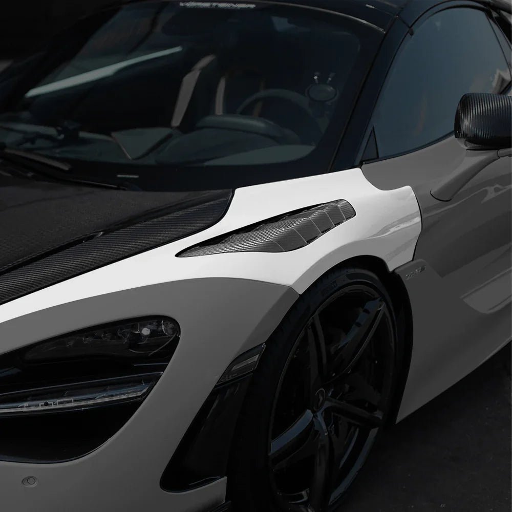 Vorsteiner Silverstone Edition Carbon Fiber Front Fenders w/ Integrated Vents  - 2017-2023 McLaren 720S (Spyder Only)