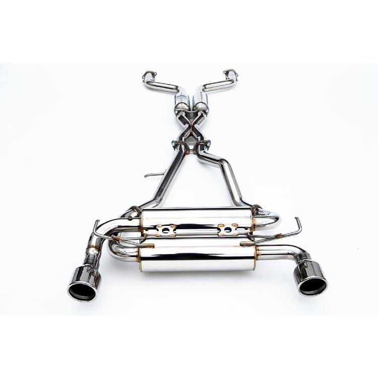 Invidia Gemini Rolled S.S. tip Cat-back Exhaust - 02-08 Nissan 350Z