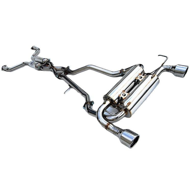 Invidia Gemini Rolled S.S. tip Cat-back Exhaust - 14-Up Infiniti Q50